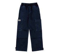 ШР832 Штани трикотажна джинсовка, р.140 колір800 Синій, Неважливо, Неважливо