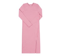 ПЛ403 Сукня трикотаж рубчик, р.128 колір300 Рожевий, Неважливо, Неважливо