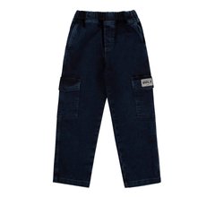 ШР831 Штани трикотажна джинсовка, р.104 колір800 Синій, Неважливо, Неважливо
